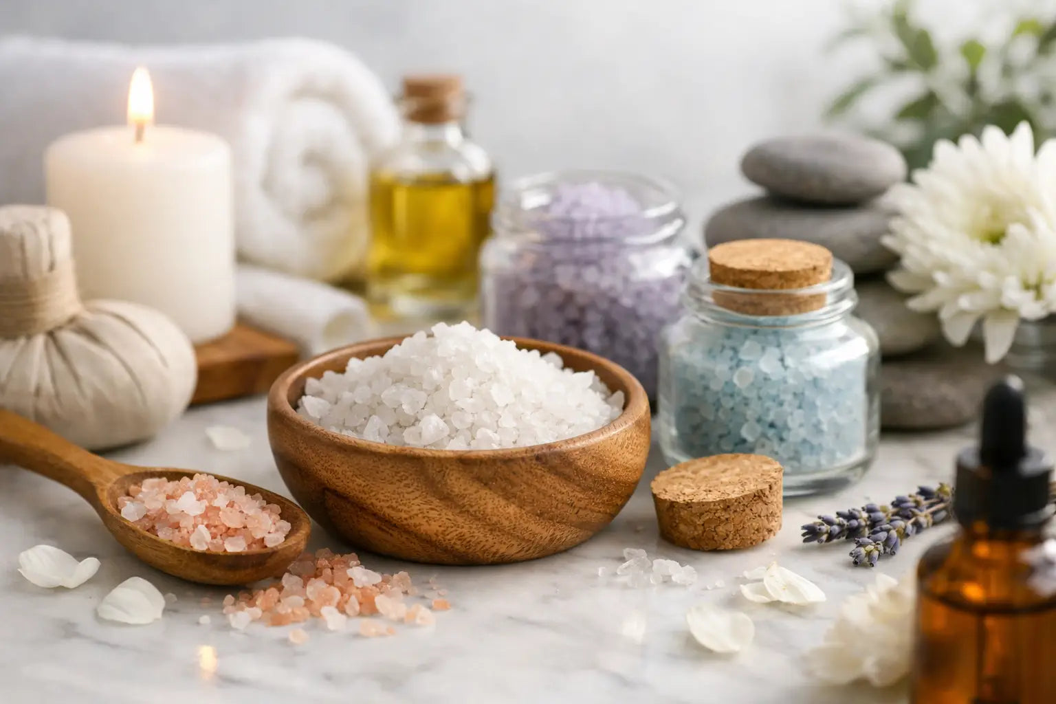 8 Benefits of Bath Salts for Body and Mind