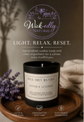 Breath of the Cosmos: Cotton & Lavender Luxury Candle