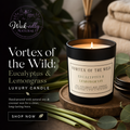 Vortex of the Wild: Eucalyptus & Lemongrass Luxury Candle