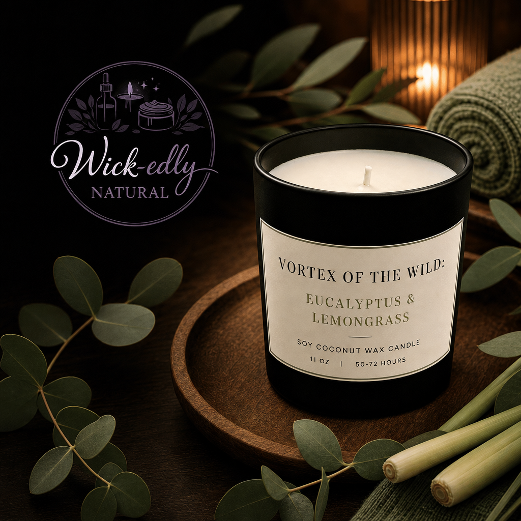 Vortex of the Wild: Eucalyptus & Lemongrass Luxury Candle
