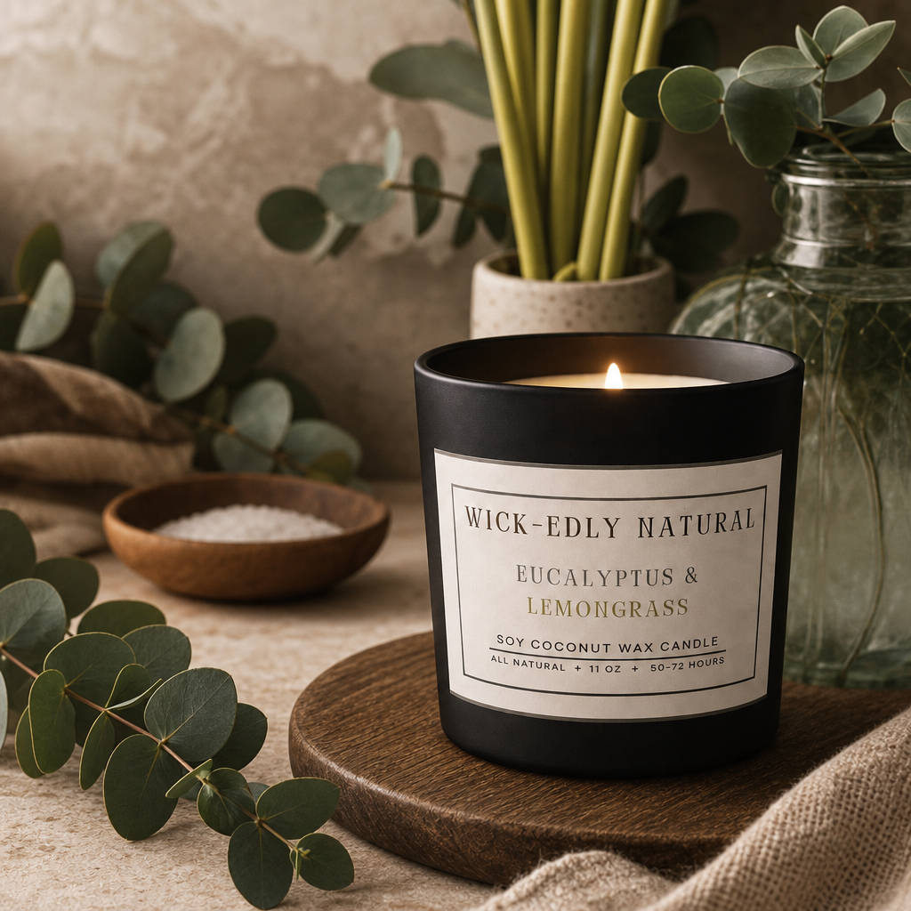 Vortex of the Wild: Eucalyptus & Lemongrass Luxury Candle