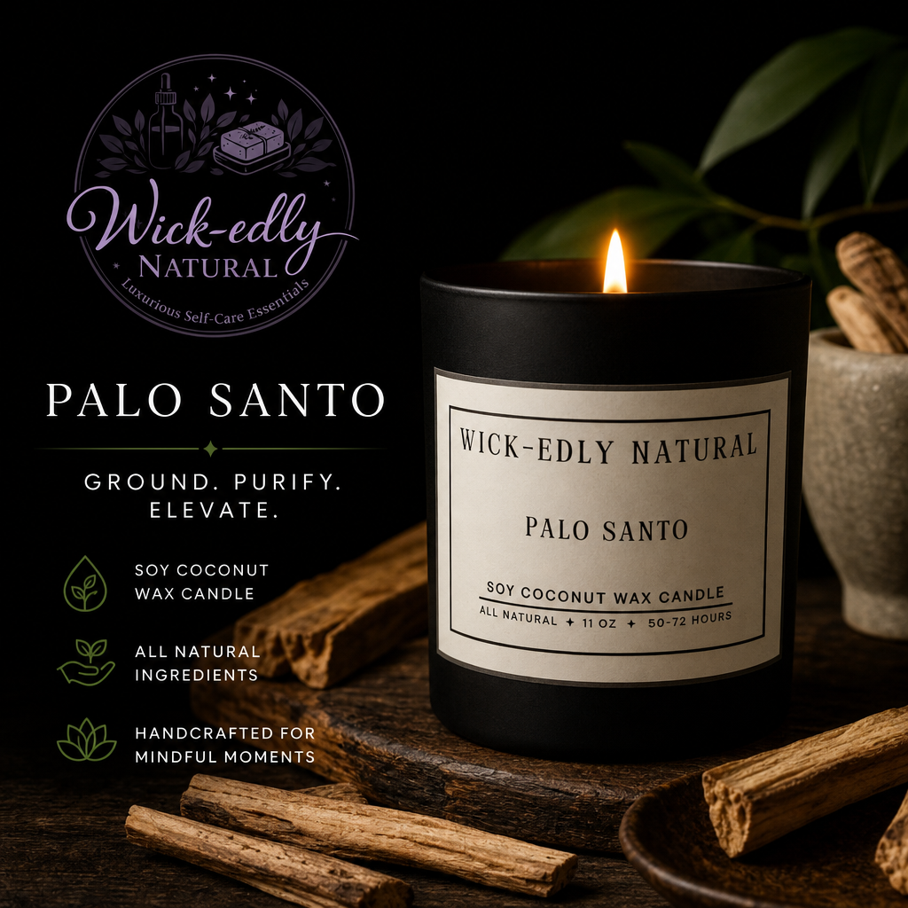 Palo Santo Luxury Soy & Coconut Wax Candle-11oz
