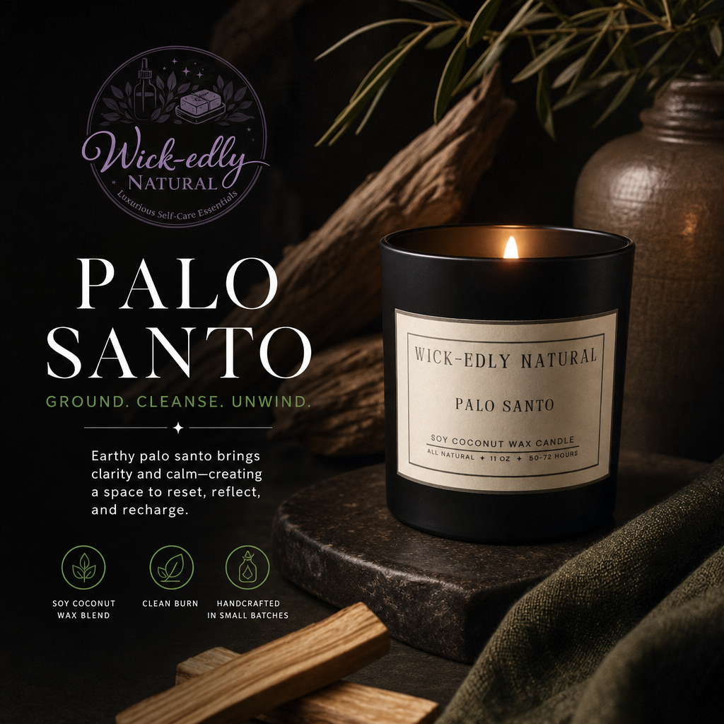 Palo Santo Luxury Soy & Coconut Wax Candle-11oz