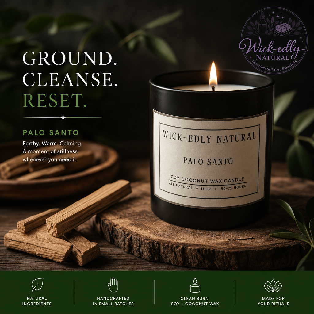Palo Santo Luxury Soy & Coconut Wax Candle-11oz