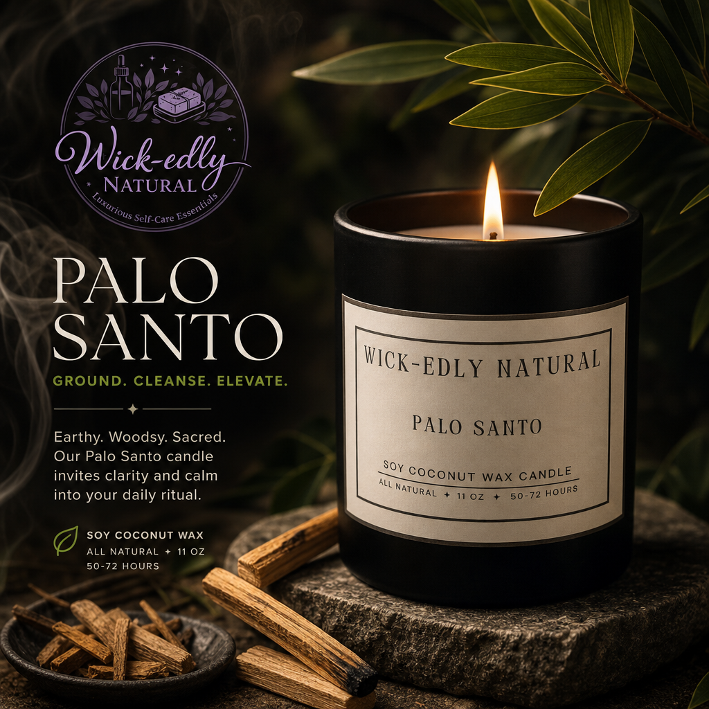Palo Santo Luxury Soy & Coconut Wax Candle-11oz