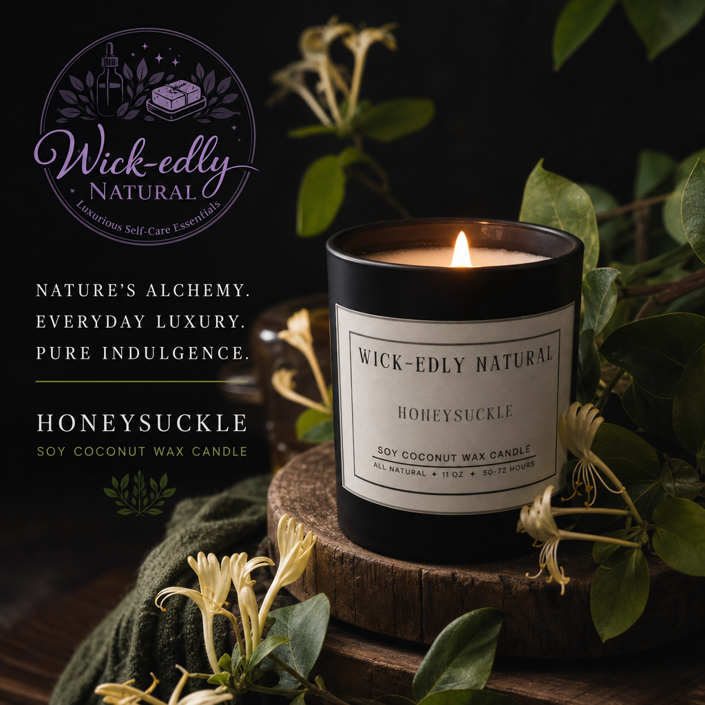 Honeysuckle Luxury Soy & Coconut Wax Candle-11oz