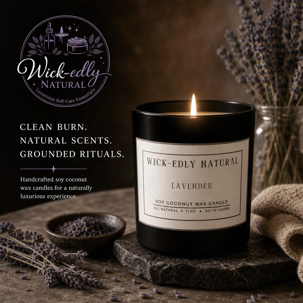 Lavender Luxury Soy & Coconut Wax Candle-11oz