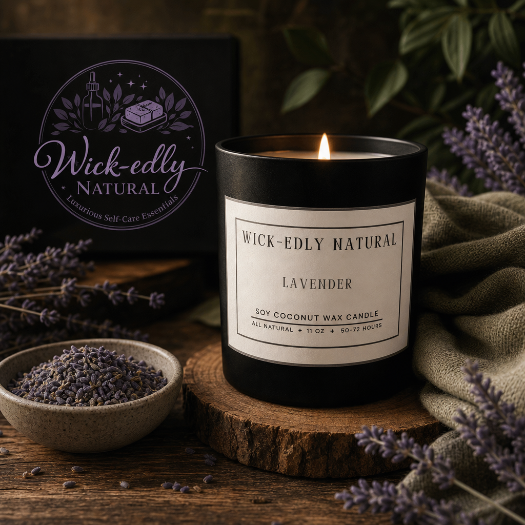 Lavender Luxury Soy & Coconut Wax Candle-11oz