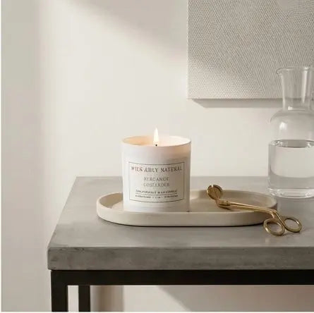 Bergamot & Coriander Scented Soy Coconut Candle vendor-unknown
