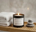 Refreshing Spa Scented Candle | 11oz Matte Black Luxury Soy & Coconut Wax vendor-unknown