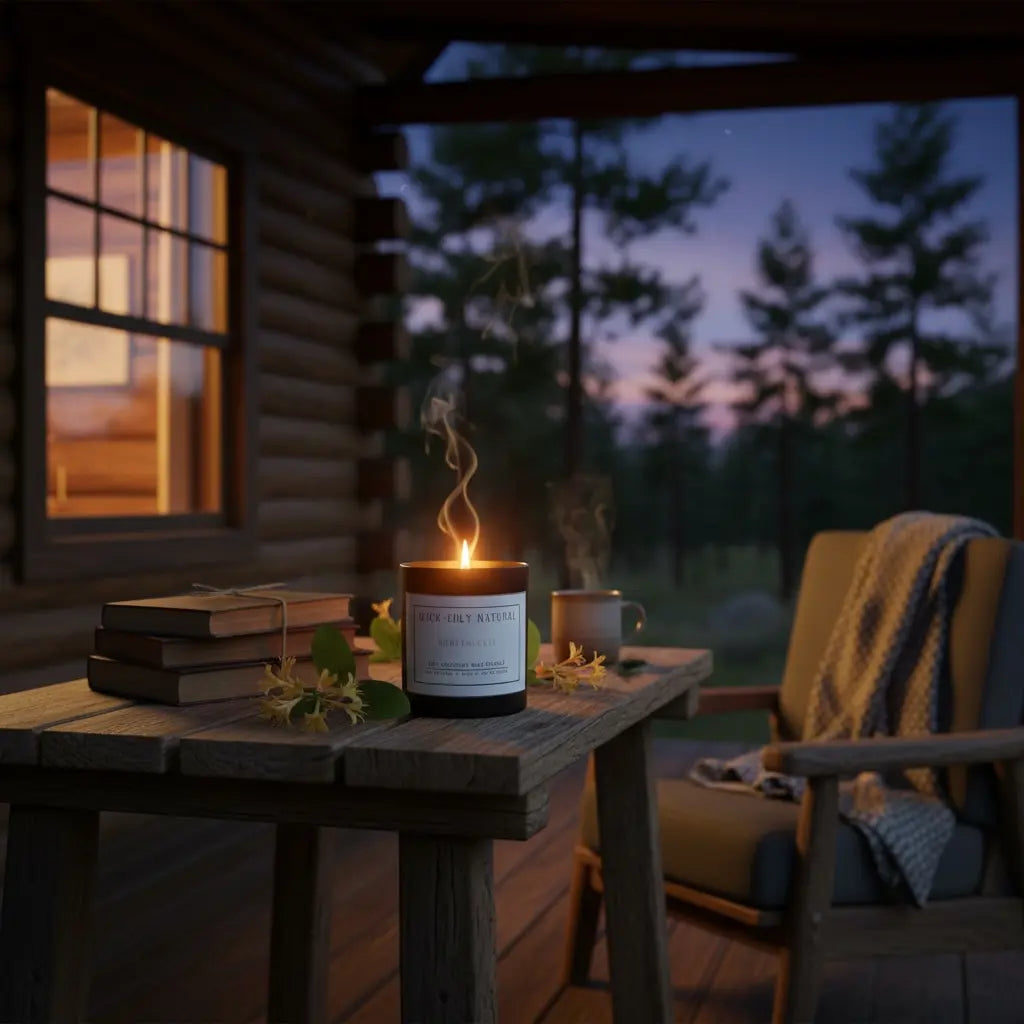 Honeysuckle: 11oz Matte Black Soy Coconut Scented Candle vendor-unknown