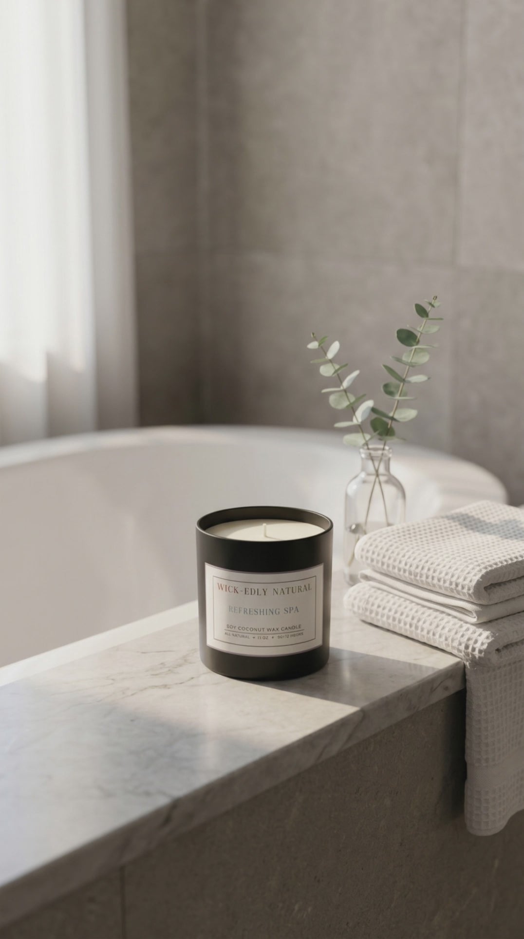 Shrine of the Springs: Refreshing Spa Luxury Candle
